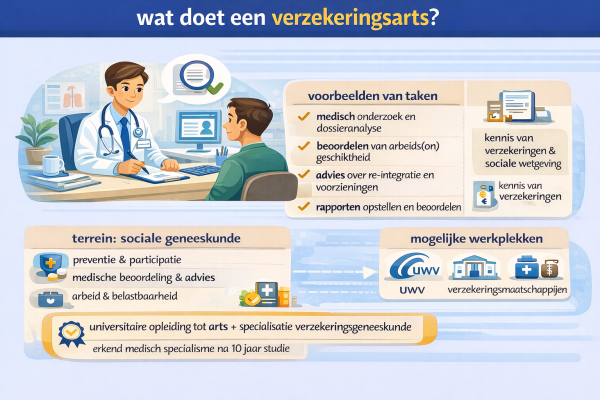 Alles over het beroep verzekeringsarts Wat doet een verzekeringsarts